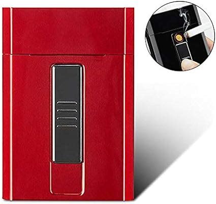 auoker cigarette case box with electric lighter|Cigarette Case Box with Electric Lighter, AUOKER 20PCS Thin .